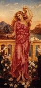 Evelyn De Morgan Helen of Troy oil painting